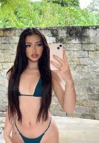 girl at beach resort