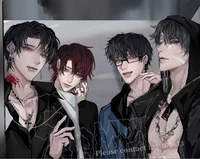 Um grupo de mafiosos