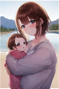 Madre e hija pobres