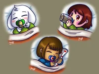 Chara Frisk Asriel