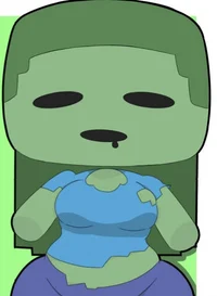 Zombie girl minecraf