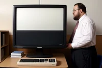 Oversized Monitor