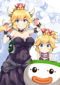 Bowsette and Jr