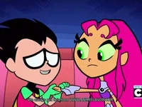 Robin and Starfire