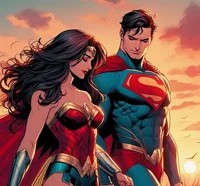 Diana and superman 