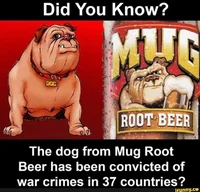 Mug root beer dog