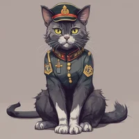 Military cat 