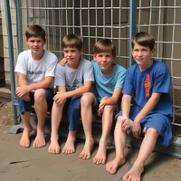 Group of kidnap boys