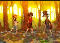 Ace Sabo and Luffy 3