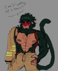 Fireman Macaque 