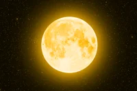 Yellow Full Moon