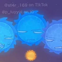 3 blue suns