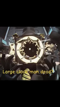 dead Large clock man