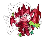 Dragon pitaya cookie