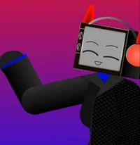Blue Tv Woman