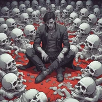 Villian x demon user