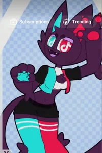 A TikTok girl furry