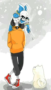 Blueberry and papyru