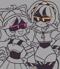 Lizzie and V
