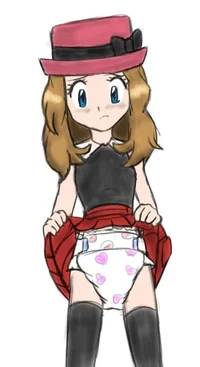 Diapered Serena