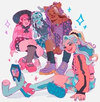 9 Monster High Girls