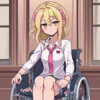 Crippled girl