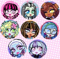 9 Monster High Girls