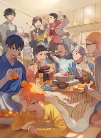 haikyuu -- party AU