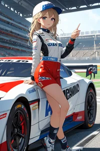 Pro racer girl