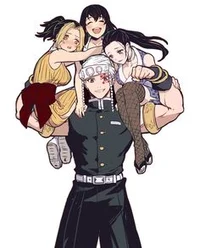Uzui and his 3 wives