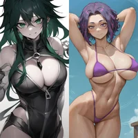 Deku Fem y Nagant