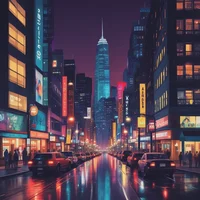 Night city vibe