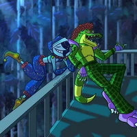 Monty x moon SaMs au