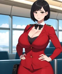 Hot Stewardess 