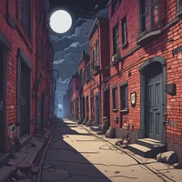 Spooky alleyway