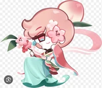 Peach blossom cookie