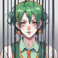 Joker behind bars 