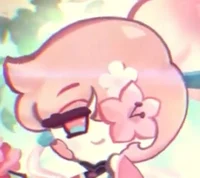 Peach blossom cookie