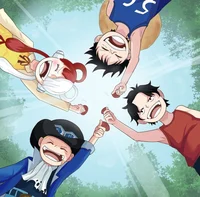 Ace Sabo Luffy y Uta
