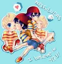 Baby Lucas and Ness