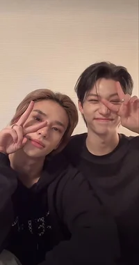 Hyunjin and Felix 