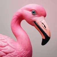 The plastic flamingo