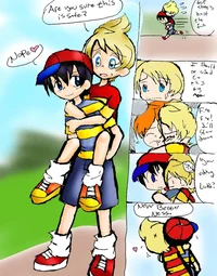 Baby Lucas and Ness