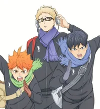 Hinata y Tsukishima