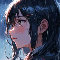 Depressed girl