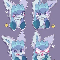 Glaceon -Rip_giltch-