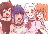 Домик с дамами