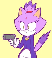 Blaze with a gun