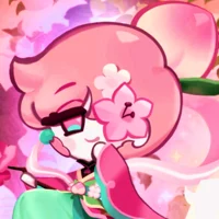 Peach blossom cookie