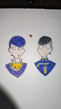 Josuke and Okuyasu 